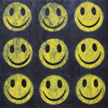 Acid house smiley faces