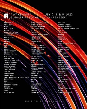 Awakenings festival poster